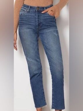 Evereve Ever Straight Mid Rise Ankle Raw Hem – 30 – Convinced – Good condition